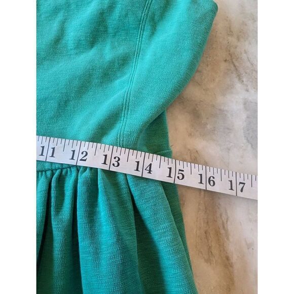 J. Crew Mini Camille Dress Women's Size Medium Green A-Line Sleeveless Cotton - Picture 9 of 10